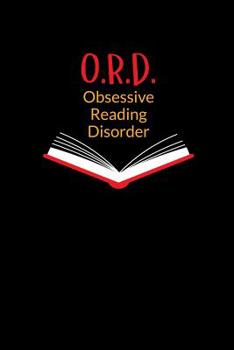 Paperback Ord Obsessive Reading Disorder: College Ruled Notebook Book