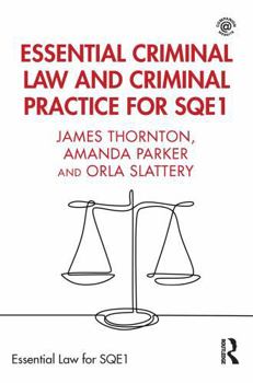 Hardcover Essential Criminal Law and Criminal Practice for Sqe1 Book