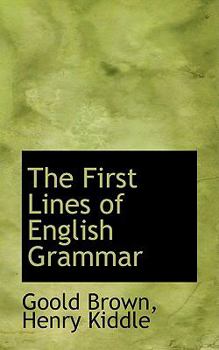 Paperback The First Lines of English Grammar Book