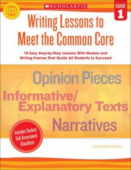 Paperback Writing Lessons to Meet the Common Core, Grade 1 Book