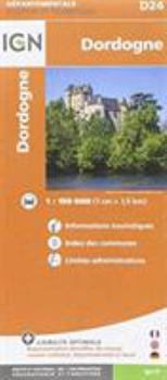 Dordogne Map D24 IGN 1:200K (French Edition)