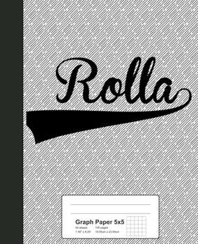 Paperback Graph Paper 5x5: ROLLA Notebook Book