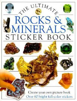 Paperback Ultimate Sticker Book: Rocks & Minerals Book