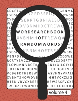 Paperback Word Search Book Of Random Words Volume 4: 50 Word Search Puzzles With Solutions Skill Level Medium Book