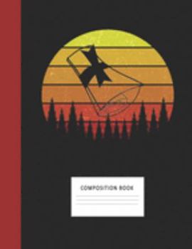 Composition Book: Diploma 200 Wide Ruled Lined Pages Retro Vintage Sunset Classic Notebook, Writing Pad & Practice Journal | Assignments, Class Notes, ... Organizer, Homeschool, College & University