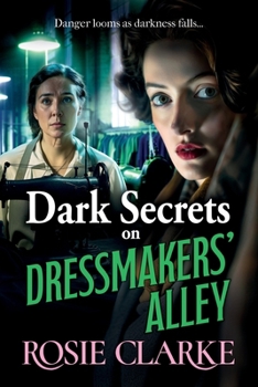 Paperback Dark Secrets on Dressmakers' Alley [Large Print] Book