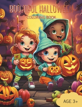 Boo-tiful Halloween Coloring Book: Halloween Coloring Book for Toddlers