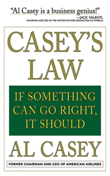 Paperback Casey's Law: If Something Can Go Right, It Should Book