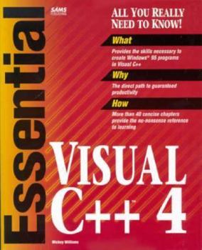 Paperback Essential Visual C++ 4 Book
