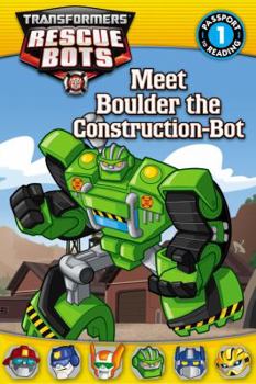 Paperback Transformers: Rescue Bots: Meet Boulder the Construction-Bot Book