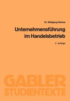 Paperback Unternehmensführung Im Handelsbetrieb [German] Book