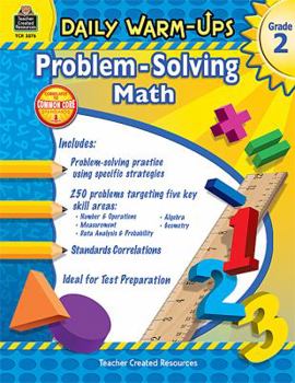 Paperback Daily Warm-Ups: Problem Solving Math Grade 2 Book