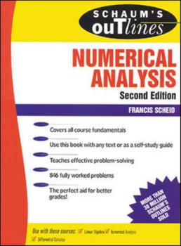 Paperback Schaum's Outline of Numerical Analysis Book