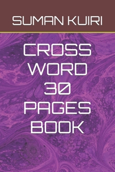 Paperback Cross Word 30 Pages Book