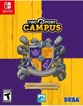 Game - Nintendo Switch Two Point Campus Enrollment Launch Edition Book