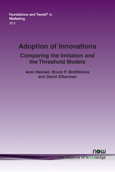 Paperback Adoption of Innovations: Comparing the Imitation and the Threshold Models Book