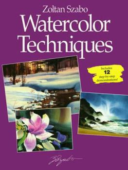 Paperback Zoltan Szabo Watercolor Techniques Book