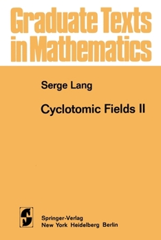 Paperback Cyclotomic Fields II Book