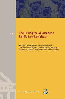 Paperback The Principles of European Family Law Revisited Book