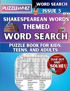 Paperback Shakespearean Words - Themed Word Search - Fun & Educational Puzzles for Kids, Teens, and Adults (Large Print Edition): Featuring Engaging Themed Word [Large Print] Book