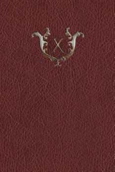 Paperback Monogram "x" Meeting Notebook Book