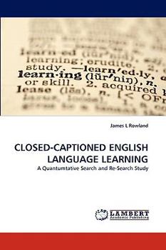 Paperback Closed-Captioned English Language Learning Book