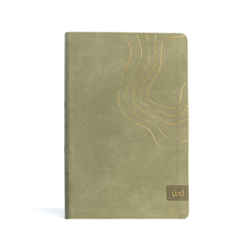 Imitation Leather CSB (In)Courage Devotional Bible, Sage Leathertouch, Indexed Book