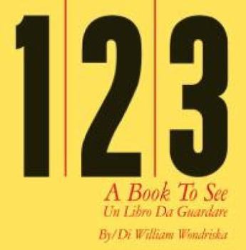 Paperback 1 2 3 A BOOK TO SEE [Multilingual] Book