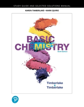 Paperback Student Study Guide and Selected Solutions Manual for Basic Chemistry Book