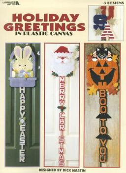Paperback Holiday Greetings in Plastic Canvas Book