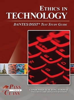 Hardcover Ethics in Technology DANTES / DSST Test Study Guide Book