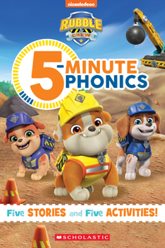 Paperback Rubble and Crew: 5-Minute Phonics Book