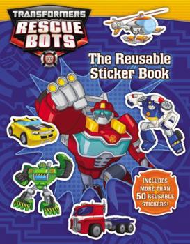 Paperback Transformers Rescue Bots: Reusable Sticker Book