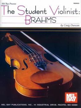 Paperback The Student Violinist: Brahms Book