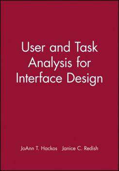Paperback User and Task Analysis for Interface Design Book