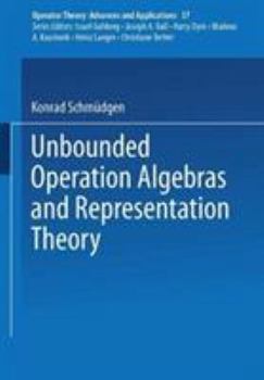 Hardcover Unbounded Operator Algebras and Representation Theory Book