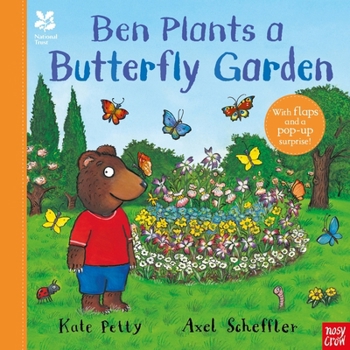 Paperback National Trust: Ben Plants a Butterfly Garden Book