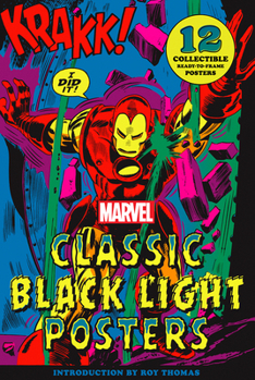 Hardcover Marvel Classic Black Light Collectible Poster Portfolio Book