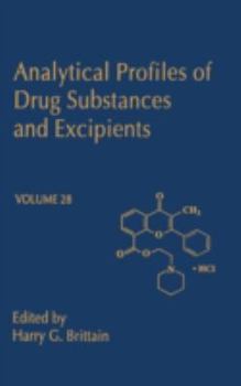 Hardcover Analytical Profiles of Drug Substances and Excipients: Volume 28 Book