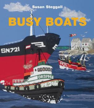 Hardcover Busy Boats Book