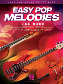 Paperback Easy Pop Melodies: For Bass Book