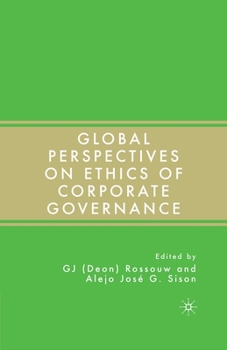 Paperback Global Perspectives on Ethics of Corporate Governance Book
