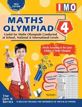 Paperback International Maths Olympiad - Class 4 (With OMR Sheets) Book