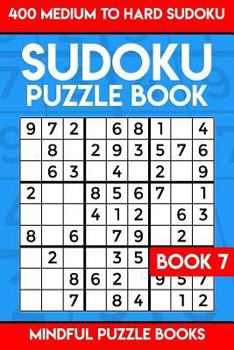 Paperback Sudoku Puzzle Book: 400 Medium to Hard Book