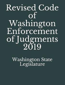 Paperback Revised Code of Washington Enforcement of Judgments 2019 Book