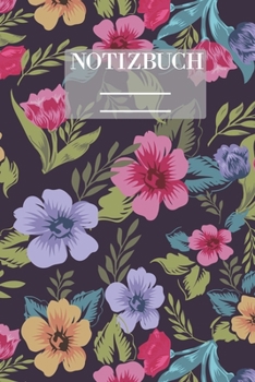 Notizbuch Garten Muster Pattern Pflanzen Blumen Pflanze Flower Blüte Blau Rot Grün Notizbuch Garten Arbeit: • 111 Seiten  • EXTRA Kalender 2020 • ... • Geschenk • Geschenkidee (German Edition)