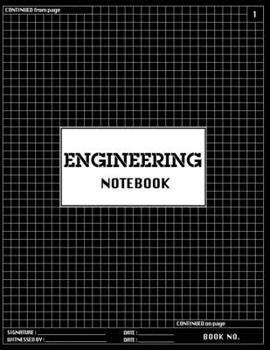 Paperback Engineering Notebook: Engineer Lab Quadrille Graph Paper - Grid Format Quad Ruled for Laboratory Work: 120 Pages Professional Layout 8.5 x 1 Book