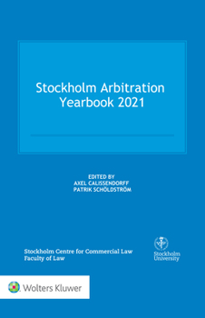 Hardcover Stockholm Arbitration Yearbook 2021 Book
