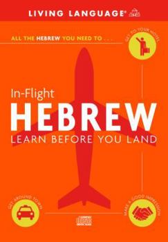 Audio CD In-Flight Hebrew: Learn Before You Land [Large Print] Book
