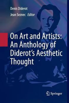Paperback On Art and Artists: An Anthology of Diderot's Aesthetic Thought Book